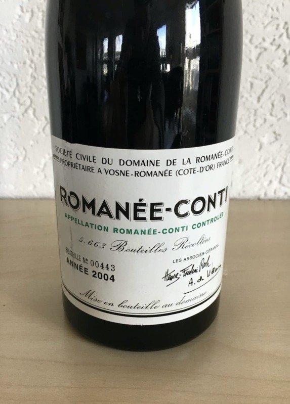 Romanée Conti 2004 Domaine de la Romanée-Conti | Your personal