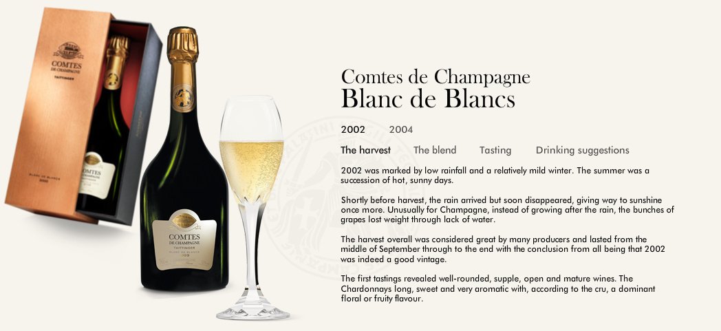 Comtes de Champagne 2005 Taittinger | Your personal wine
