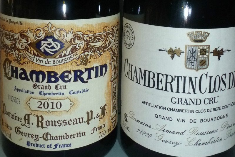 アルマンルソー la Roche 2011/Chambertin 2010 アルマンルソー la