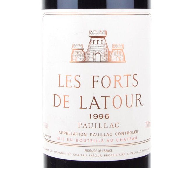 未開栓　LES FORTS　DE　LATOUR　1996　ワイン　750l　R9 Les Forts de Latour Pauillac 1996 750ml - Buy online at