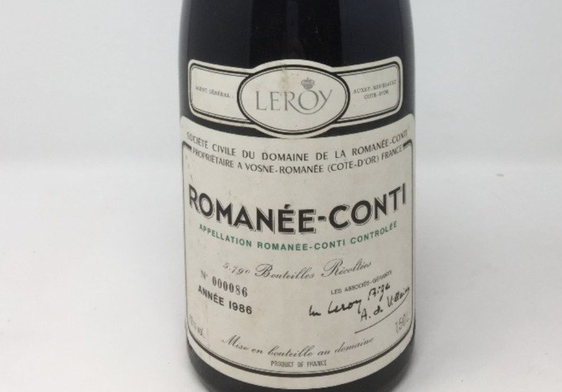 Romanée Conti 1986 Domaine de la Romanée-Conti | Your personal