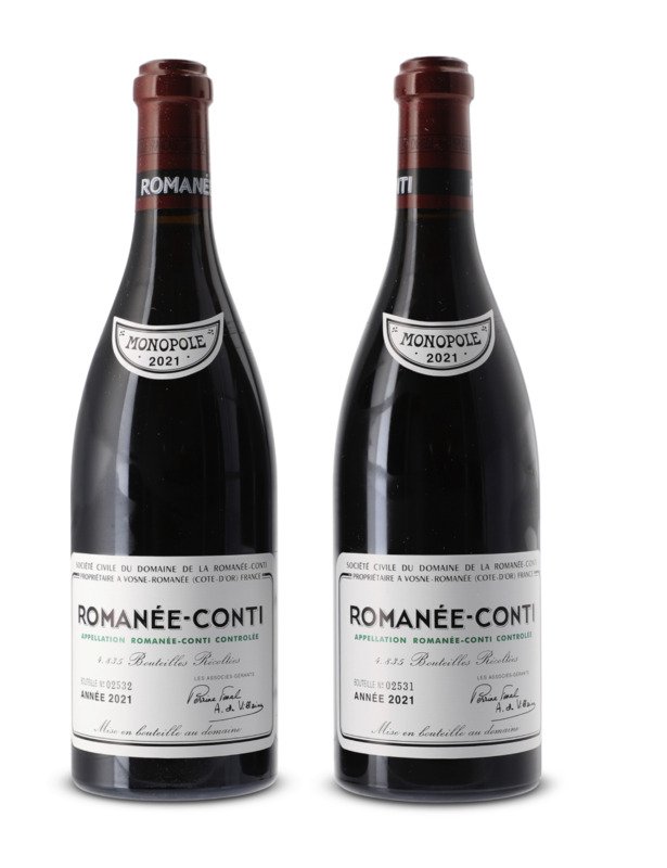 ROMANÉE-CONTI 2021赤ワイン　空き瓶 Romanée Conti 2021 Domaine de la Romanée-Conti | Your personal