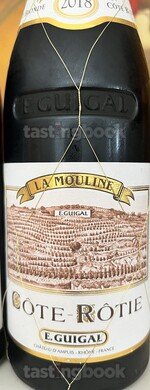Red wine, Côte-Rôtie La Mouline 2018
