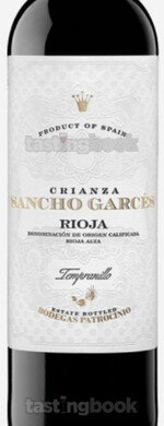 Red wine, Sancho Garcés Tempranillo Crianza 2017
