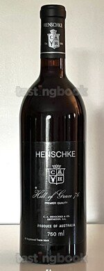 Red wine, Hill of Grace 1976