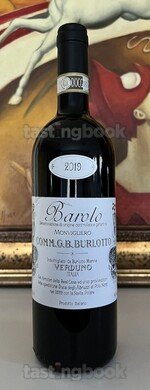 Red wine,  Barolo Monvigliero 2019