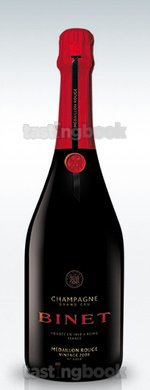 Sparkling wine, Binet Médaillon Rouge  2008