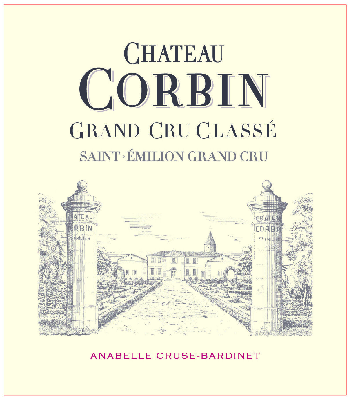 Château Corbin, logo 