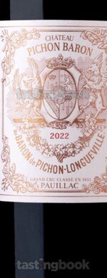 Red wine, Château Pichon-Longueville Baron 2022