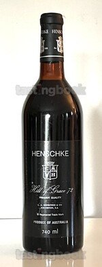 Red wine, Hill of Grace 1972
