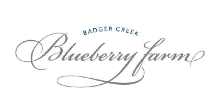 Blueberry Farm, logo 