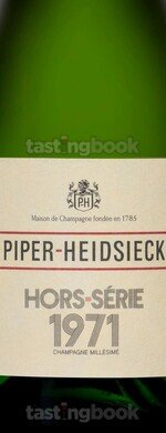 Click to enlarge Sparkling wine, Hors-Série 1971