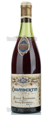Red wine, Chambertin 1959