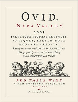 Ovid Vineyards, logo 