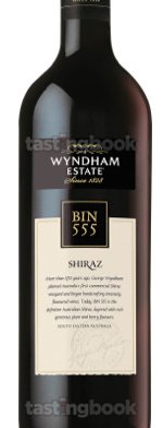 Red wine, Wyndham Estate Bin 555 Shiraz 2011