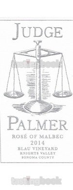 Rosé wine, Rosé of Malbec Blau Vineyard 2014